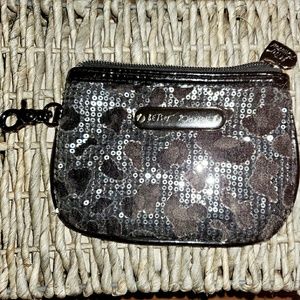 Betsey Johnson Sequined Coin Purse
